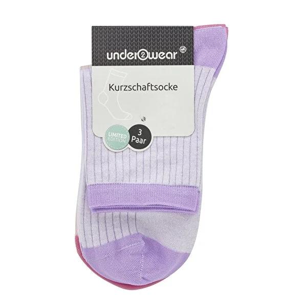 Organic Cotton Striped Socks for Comfortable Casual Wear - 3 Pairs, Sizes 35-38 Organic Cotton Socks for Comfortable Wear organic cotton socks, striped socks, comfortable footwear, casual wear, eco-friendly socks, hypoallergenic clothing, short socks, colorful socks, socks for daily wear, gift ideas, sustainable fashion, comfortable clothing