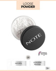 Note Loose Powder 01 Invisible Shine Control Makeup Setter