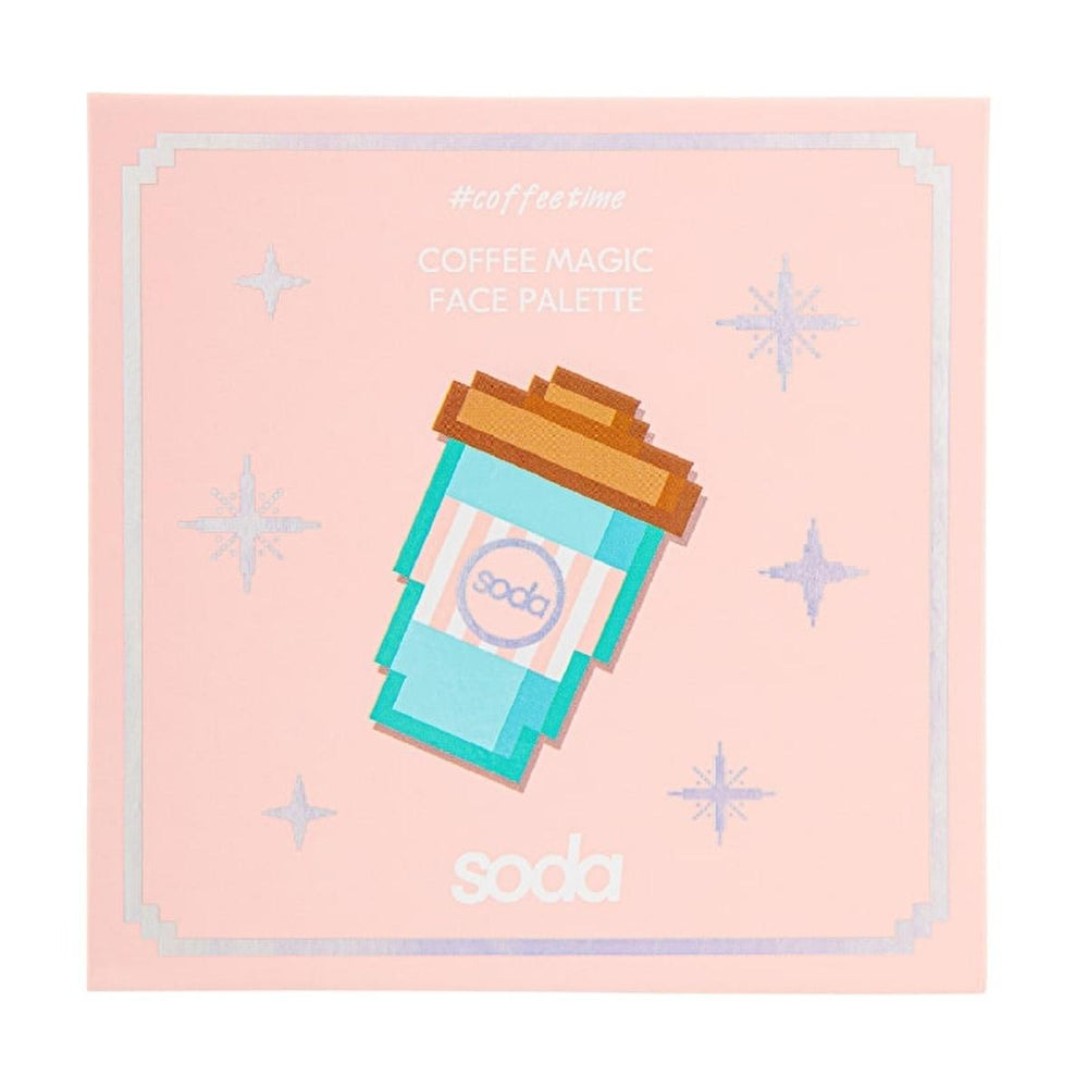 Soda Coffee Magic 4-in-1 Makeup Palette - Contour, Blush, Highlighter & Bronzer for All Skin Tones - view 2