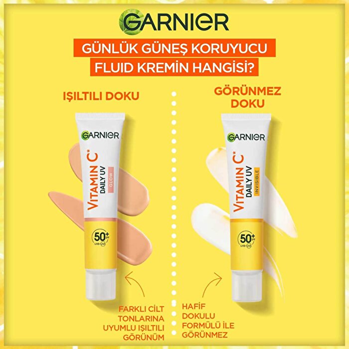 Garnier Vitamin C Daily Sunscreen SPF50+ - 40ml | Brightening Formula - view 7
