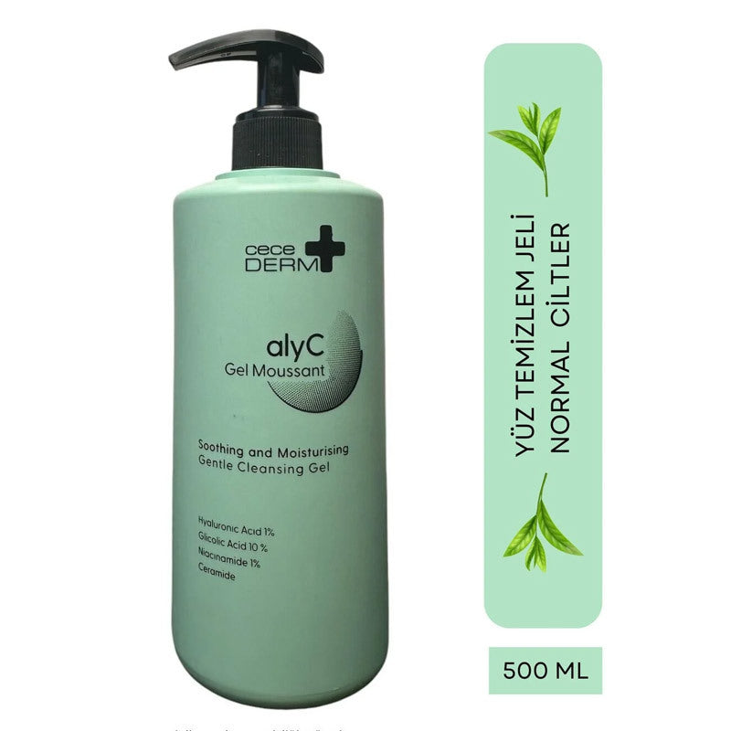 Cecemed Cece Derm alyC Cleansing Gel Hydrating Face Wash 500 ml