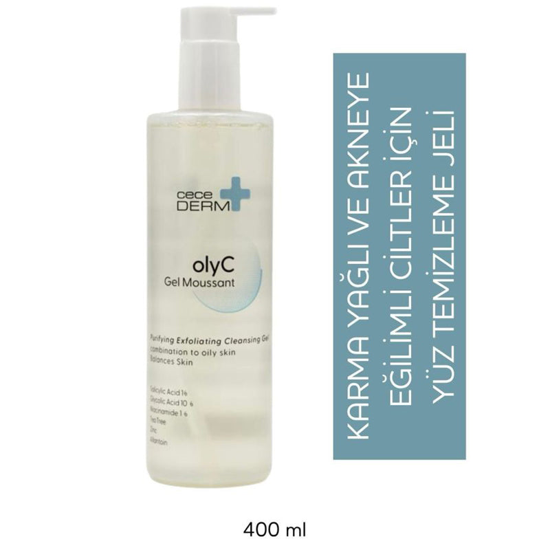 Cecemed Cece Derm Olyc Purifying Exfoliating Cleansing Gel 400 ml