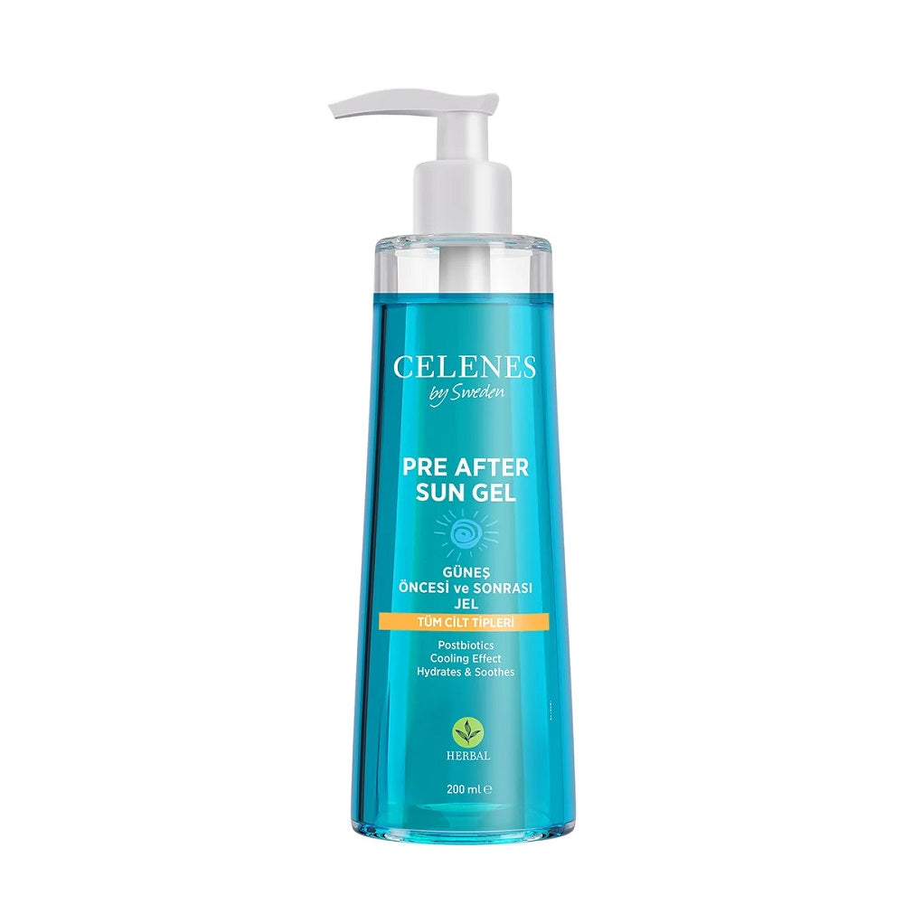 Celenes Herbal After Sun Moisturizing Gel Cooling Body Care 200ml