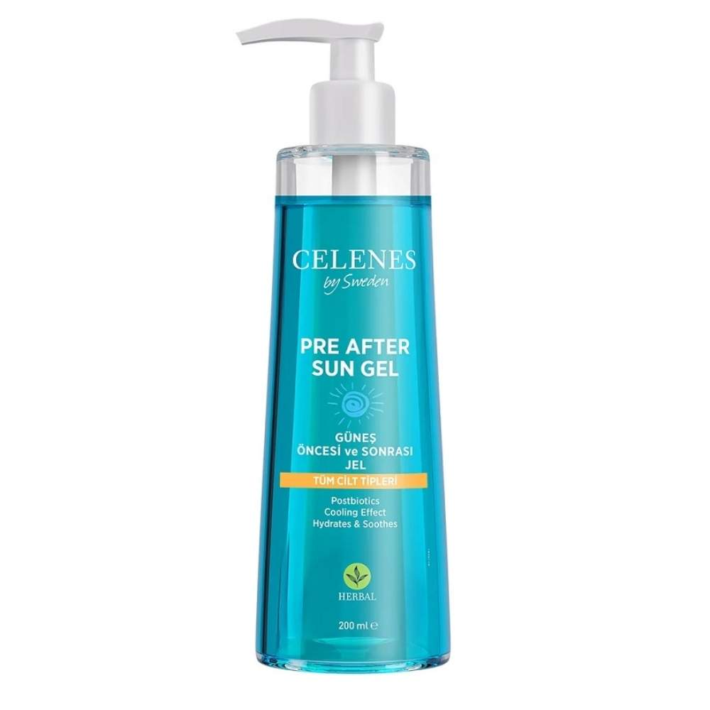 Celenes Herbal After Sun Moisturizing Gel Cooling Body Care 200ml