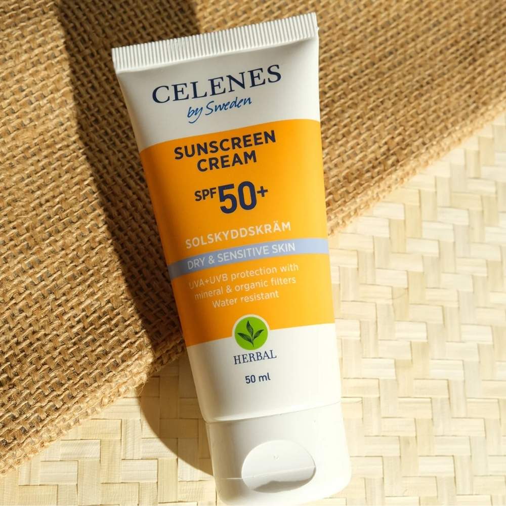 Celenes Herbal Dry &amp; Sensitive Sunscreen SPF 50 50ml