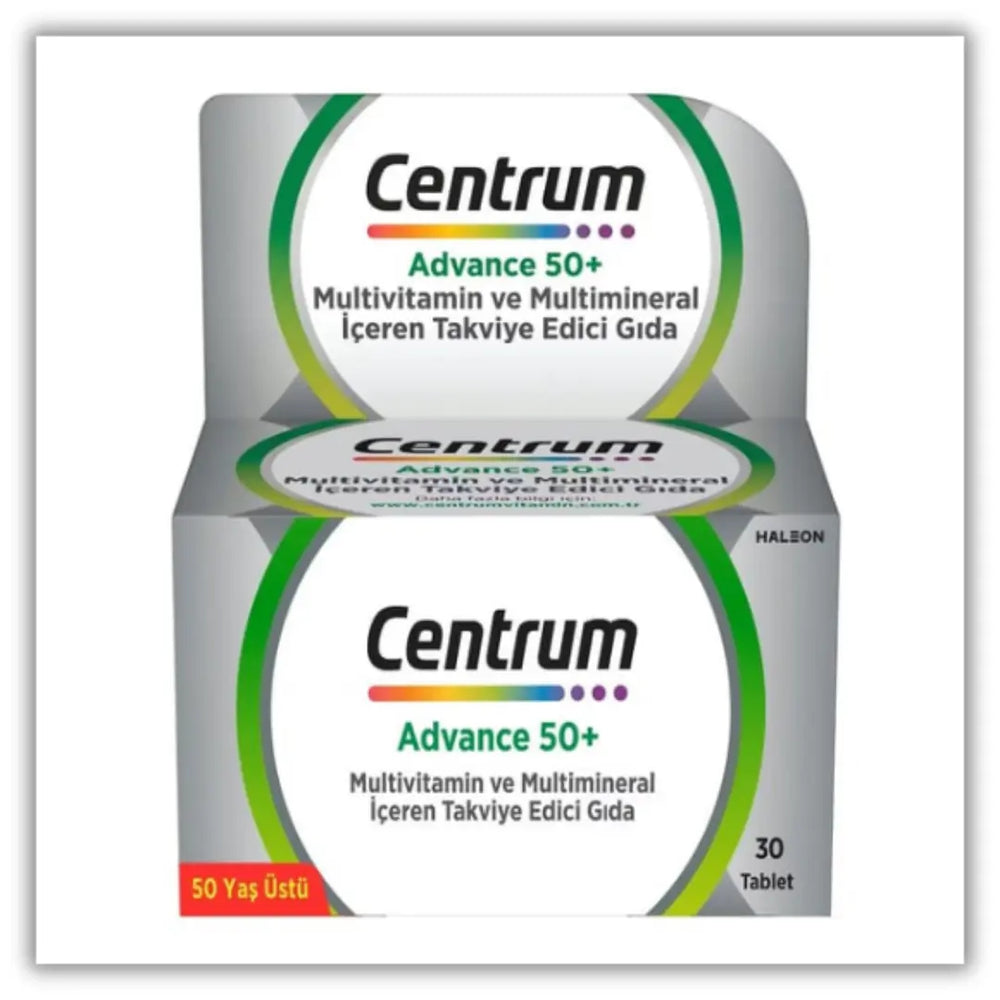 Centrum Advance 50+ Multivitamin Tablets, 30 Count