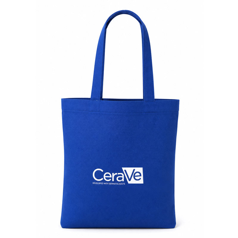 CeraVe Blue Linen Tote Bag Promotional Accessory