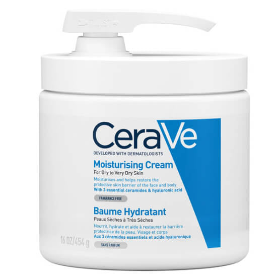 CeraVe Moisturising Cream Hydrating Body & Face Moisturizer 454ml