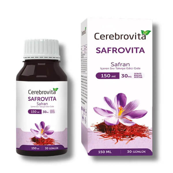 Cerebrovita Safrovita Saffron Extract Capsules 30 Count