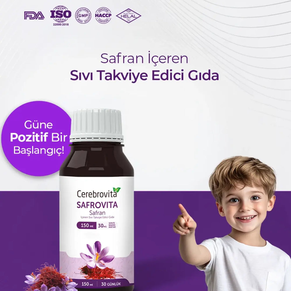 Cerebrovita Safrovita Liquid Saffron Extract 150ml