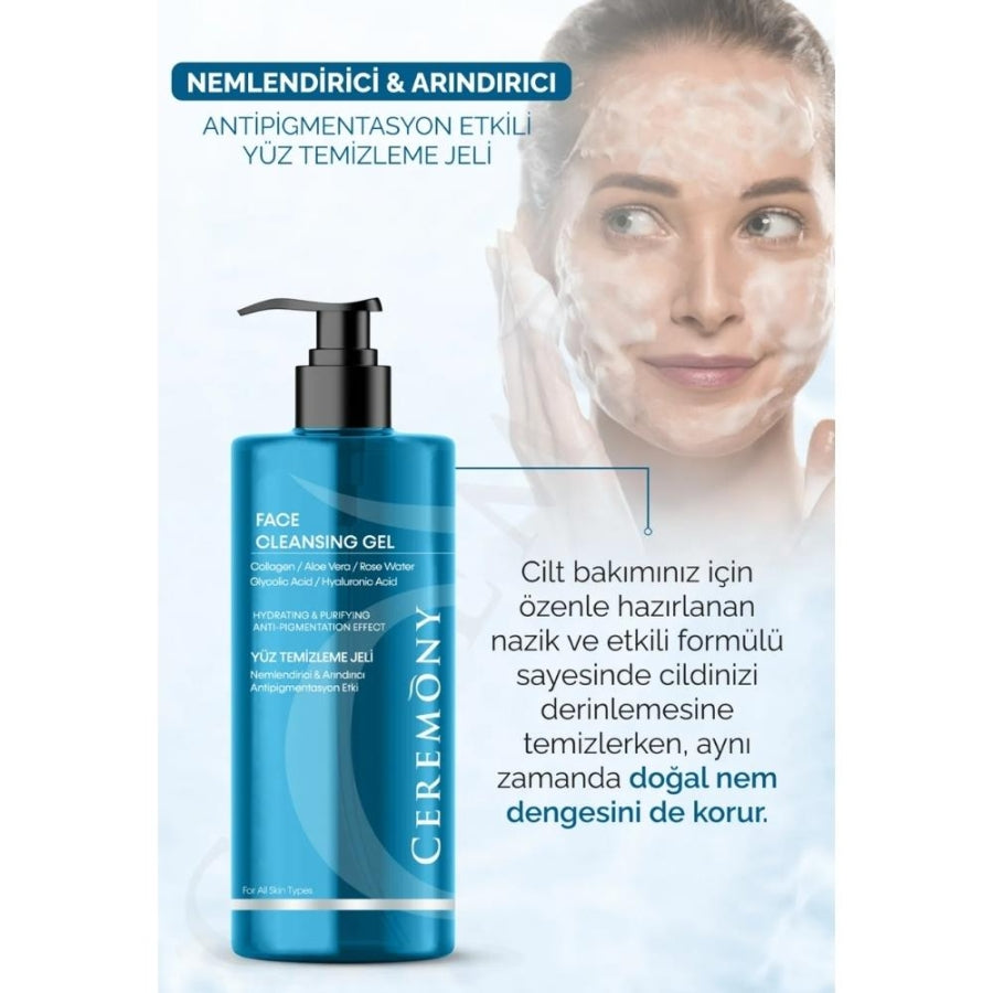 Ceremony Hydrating & Purifying Face Cleansing Gel 400ml