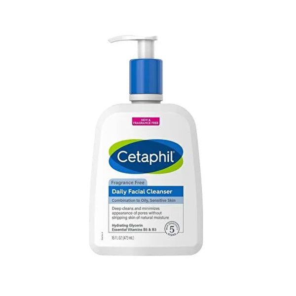 Cetaphil Daily Facial Cleanser Fragrance-Free for Oily Skin 473ml