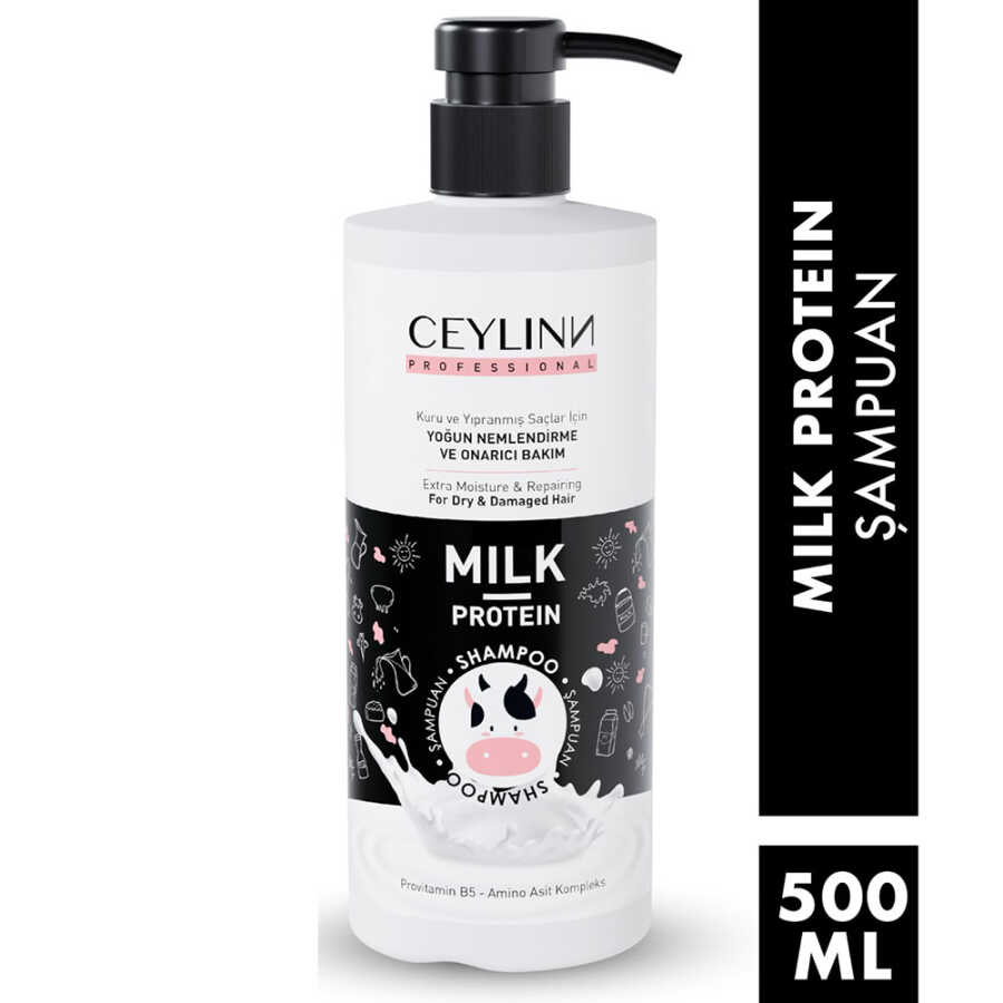 Fonex Ceylinn Milk Protein Shampoo for Dry and Brittle Hair 500 ml