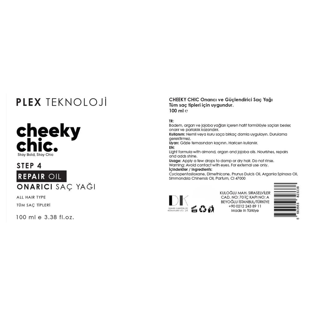 Cheeky Chic Step 4 Repair Hair Oil for Strength 100 ml
