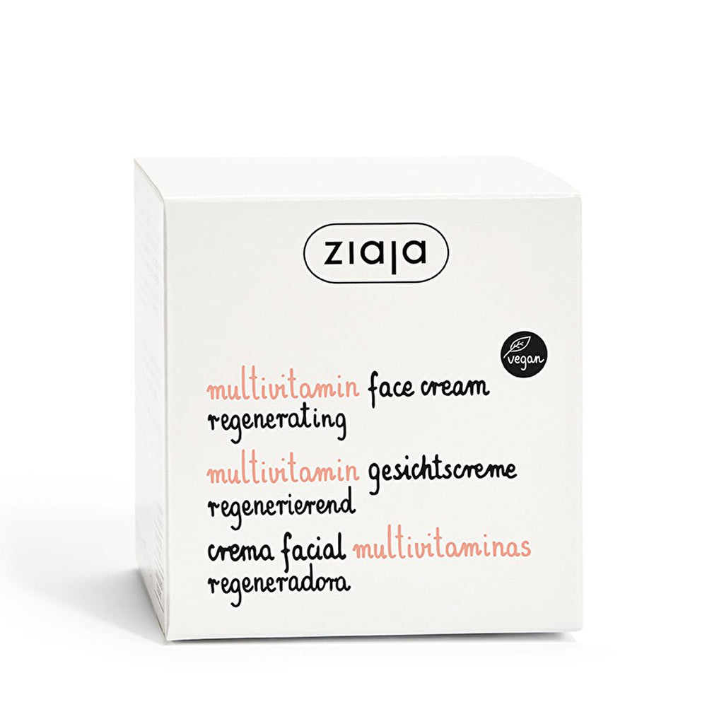 Ziaja Multivitamin Face Cream: Anti-Aging Moisturizer for Mature Skin - Vegan, Natural Skincare for Wrinkle Reduction, Hydration & Improved Elasticity Ziaja Multivitamin Face Cream: Anti-Aging & Vegan Moisturizer multivitamin face cream, anti-aging moisturizer, vegan face cream, natural skincare, wrinkle reduction cream, mature skin moisturizer, vitamin A E F cream, Ziaja face cream, hydrating face cream, cruelty free skincare, facial moisturizer, anti-aging, wrinkle cream, mature skin, vitamin A, vitamin E