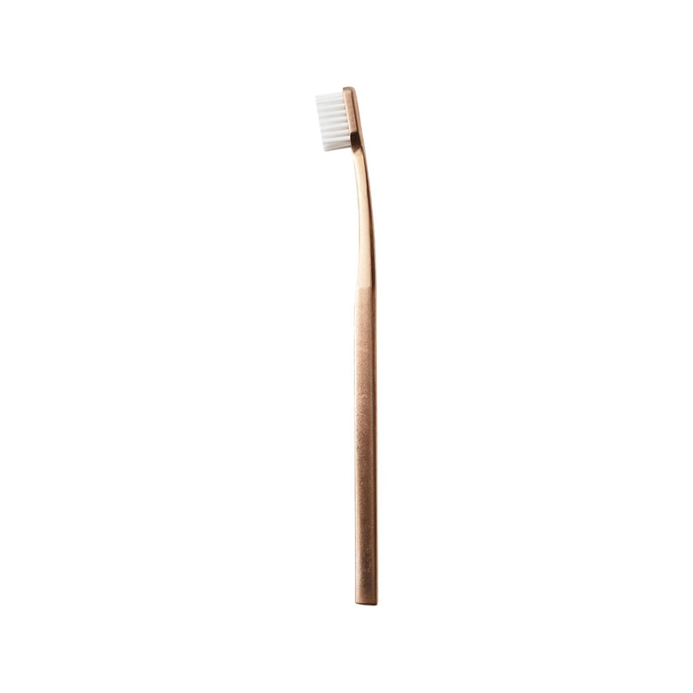 Aurezzi 18K Rose White Soft Toothbrush for Gentle Cleaning
