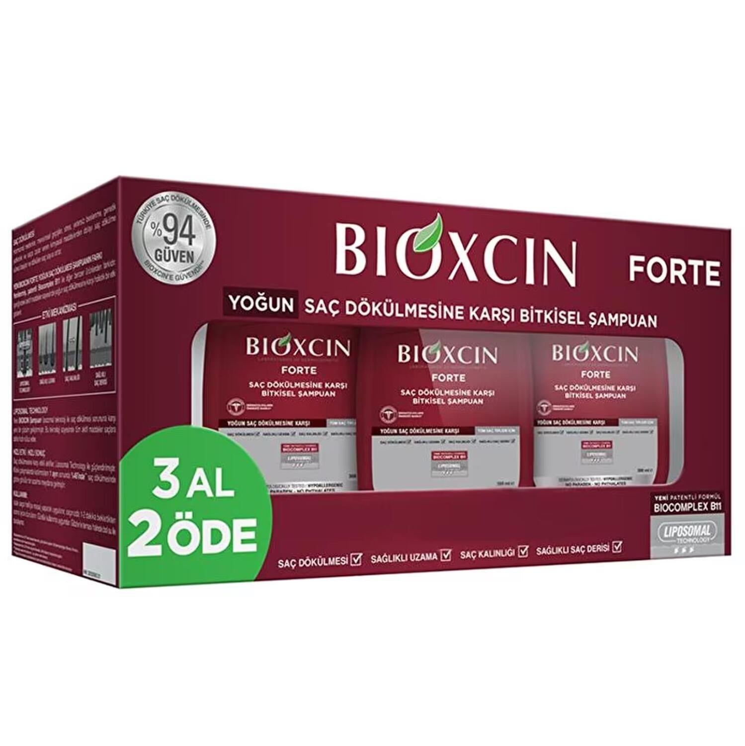 Bioxcin Forte Shampoo - 3 For 2 Deal | 8x Intense Formula - image 29