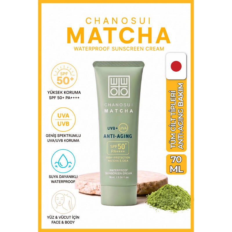 Chanosui Matcha Anti-Aging Sunscreen SPF 50+ 70 ml