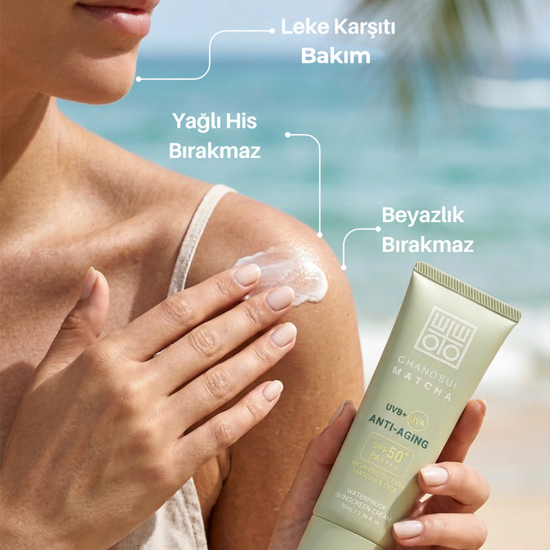 Chanosui Matcha Anti-Aging Sunscreen SPF 50+ 70 ml