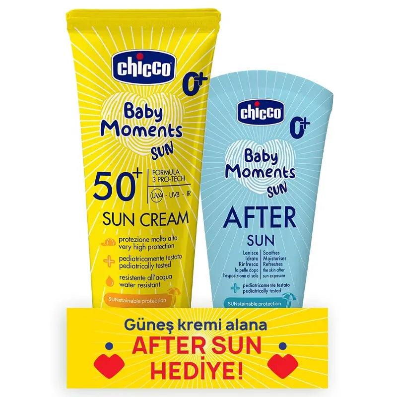 Chicco Baby Moments Sun Cream &amp; After Sun Set 225ml