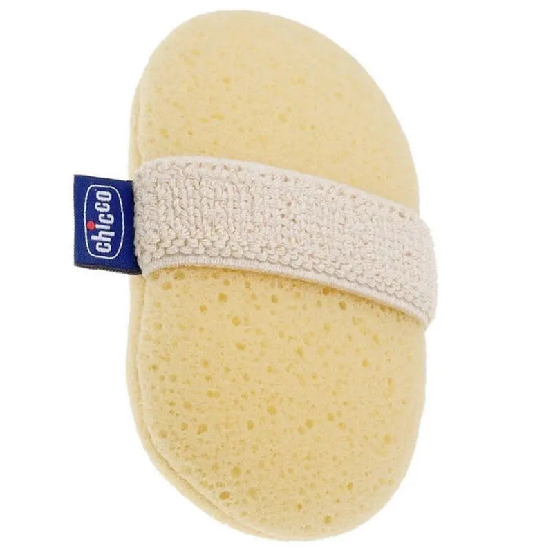 Chicco Baby Moments Sponge Bath Glove for Gentle Cleansing 0M+
