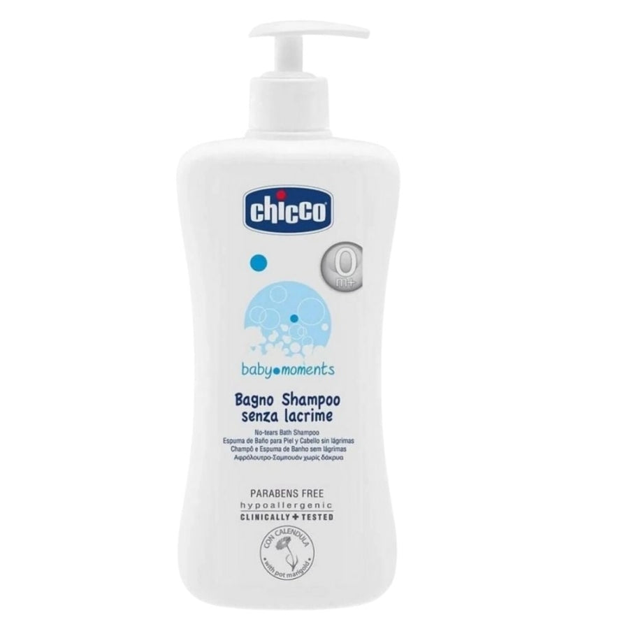 Chicco No-Tears Hair and Body Shampoo for Gentle Cleansing 200ml