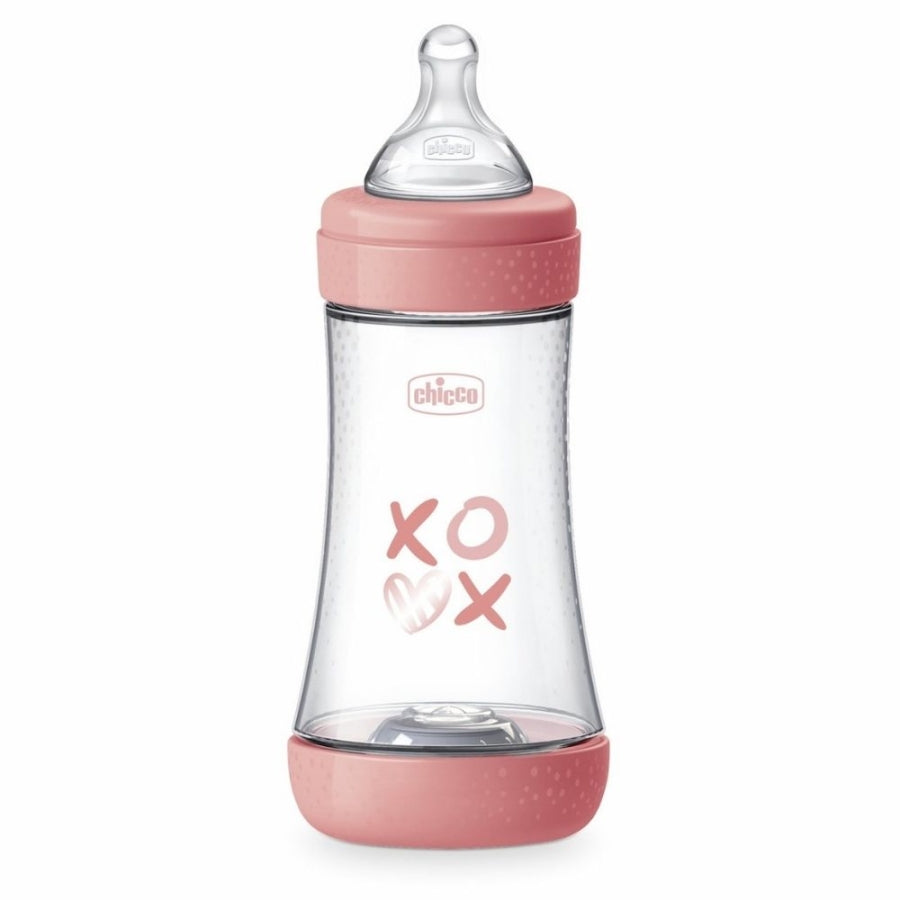 Chicco Perfect 5 XOXO Anti-Colic Silicone Baby Bottle 240 ml