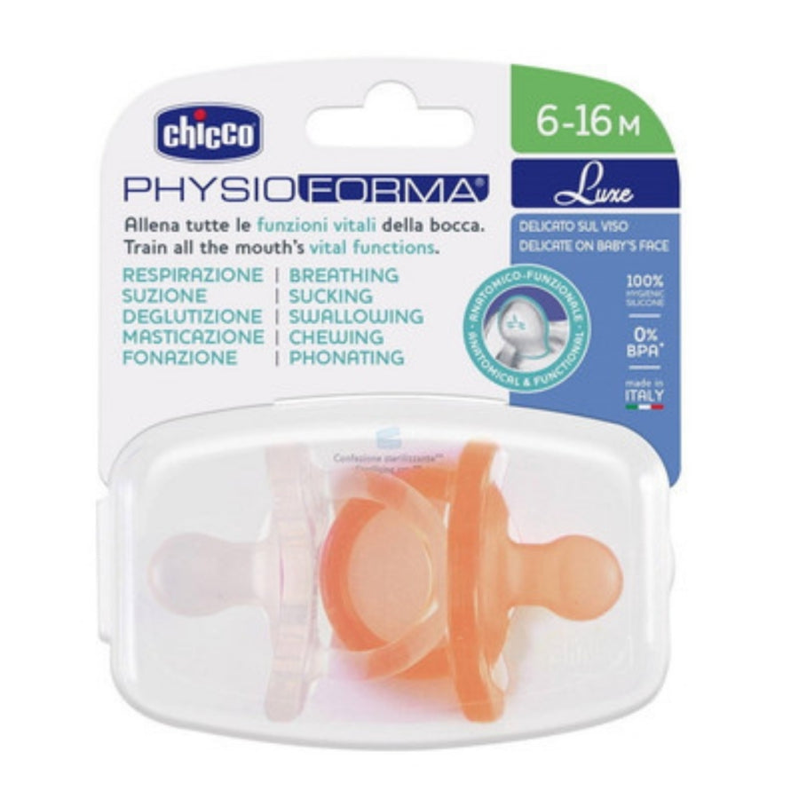 Chicco PhysioForma Luxe Soft Pacifier 6-16m 2-Pack