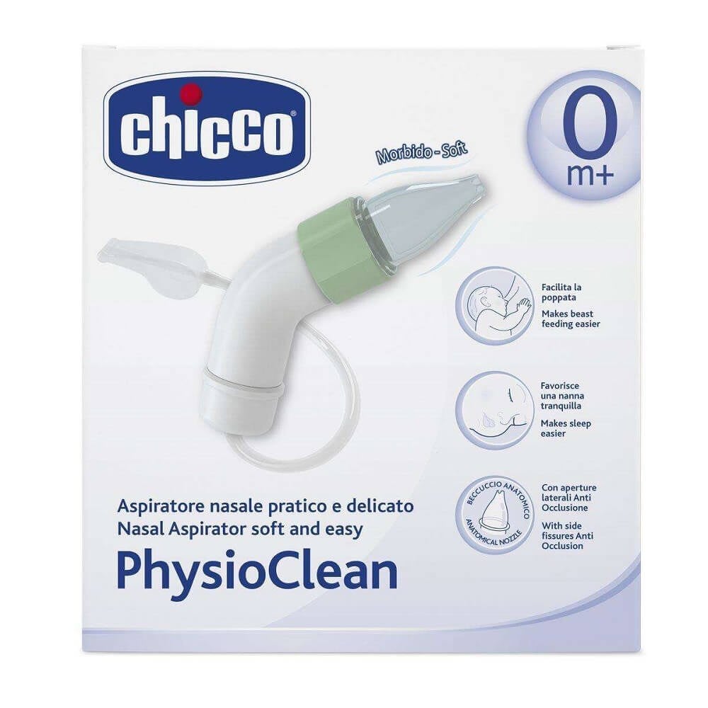 Chicco PhysioClean Nasal Aspirator - Gentle & Efficient | Baby Care