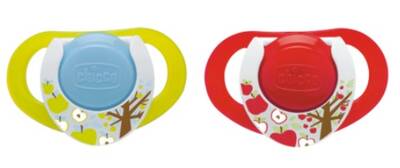Chicco Silicone Pacifier Set for Comfort 2-Pack 4M+