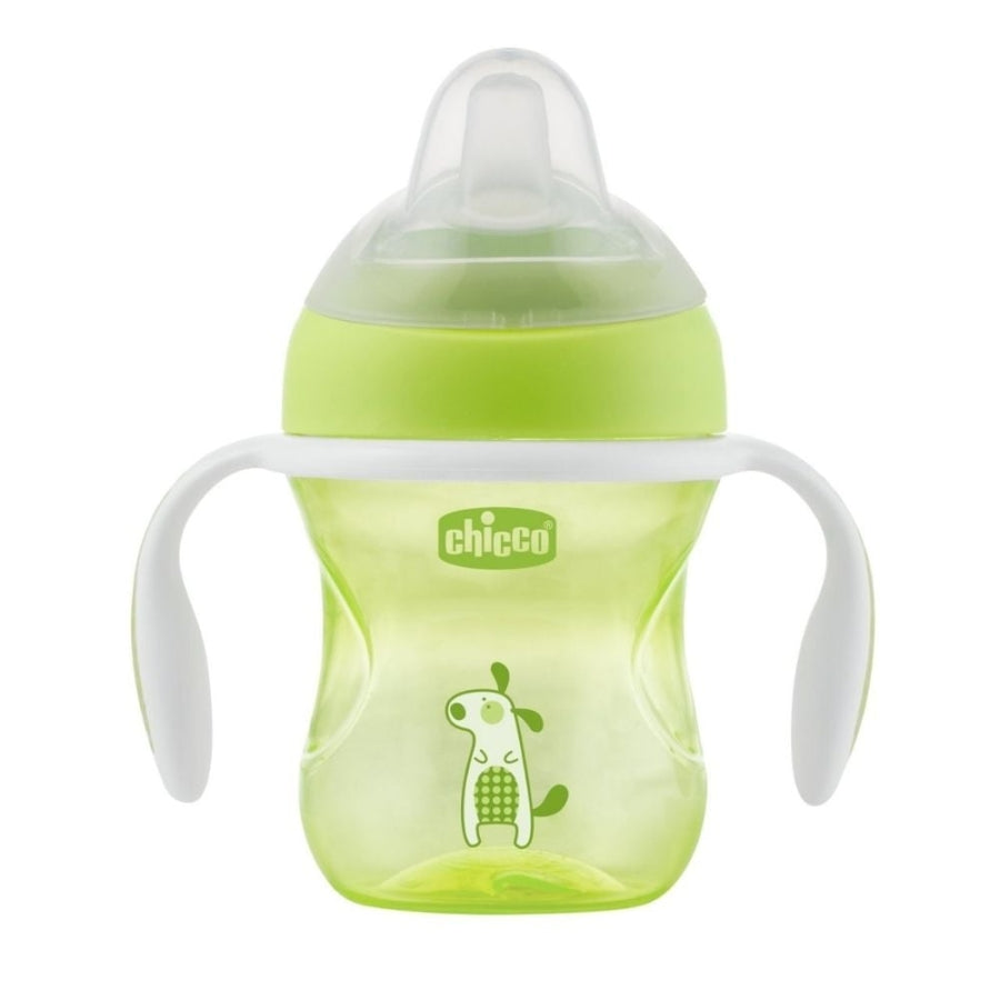 Chicco Soft Silicone Spout Transition Cup Green 4m+ 200ml
