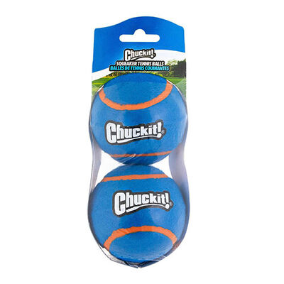 Chuckit! Squeaker Large Tennis Ball 2-Pack for Dogs