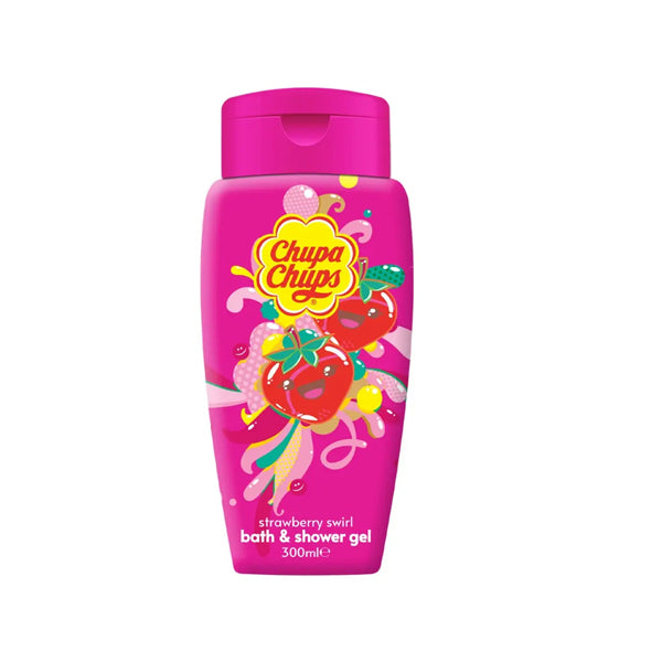 Chupa Chups Strawberry Shower Gel for Sweet Refreshment 300 ml