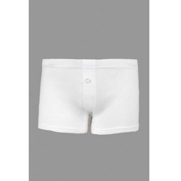 Cift Kaplan Kids Ribbed Boxer Comfortable White Underwear