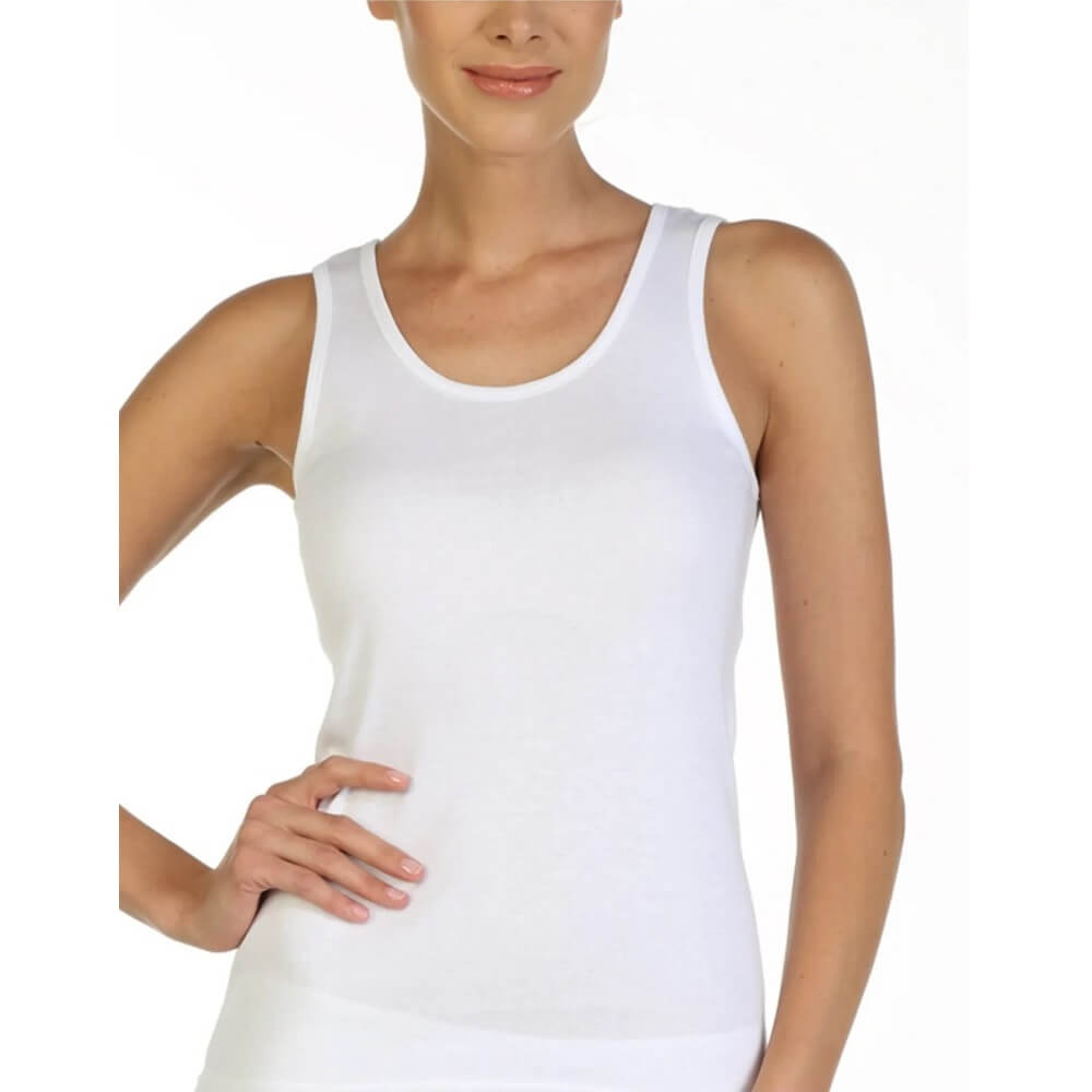 Cift Kaplan 752 Women's White Camisole Undershirt