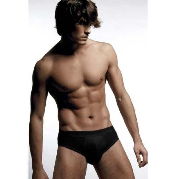 Cift Kaplan 870 Rib Knit Classic Briefs in Black