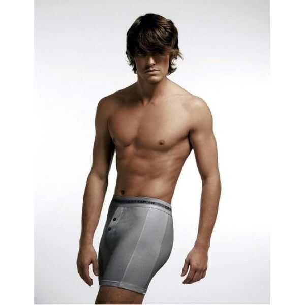 Cift Kaplan 880 Men's Grey Boxer Shorts for Daily Comfort