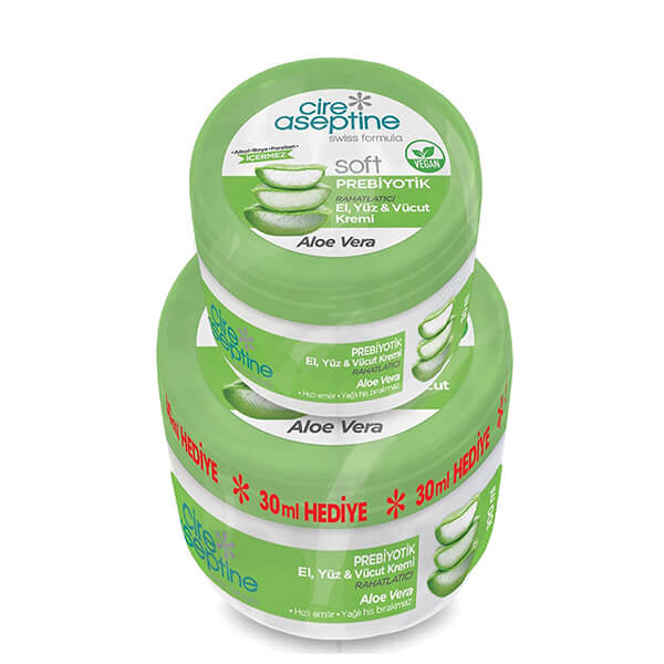 Cire Aseptine Aloe Vera Hand & Body Cream Set 130ml