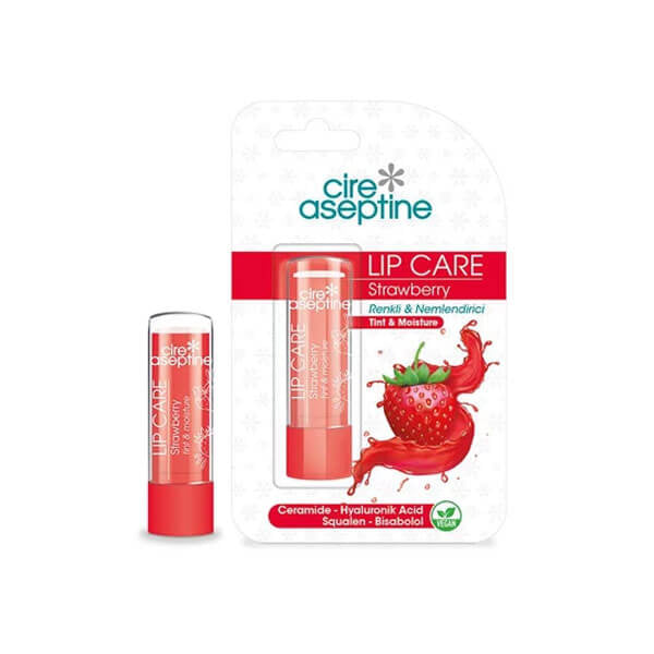 Cire Aseptine Strawberry Lip Balm for Dry Lips 4.5g