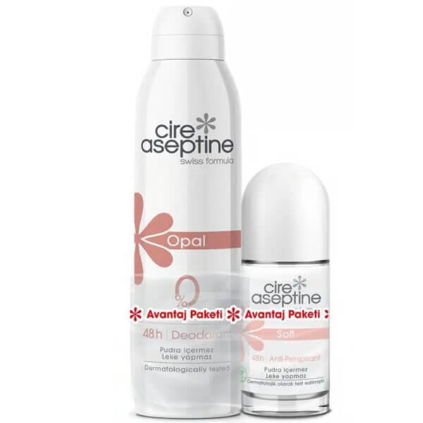 Cire Aseptine Opal Deodorant & Soft Roll-on Set 150ml + 60ml