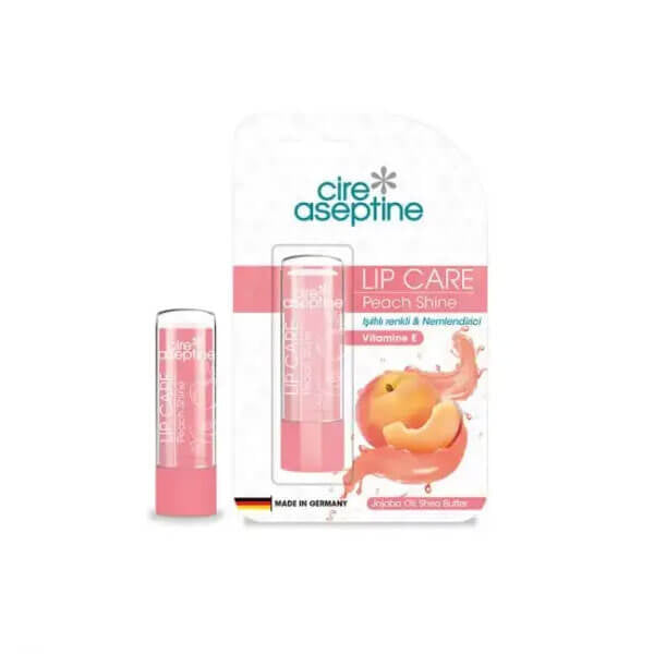 Cire Aseptine Peach Lip Balm for Dry Lips 4.5g