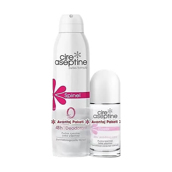 Cire Aseptine Spinel Deodorant & Flower Roll-On Duo Set