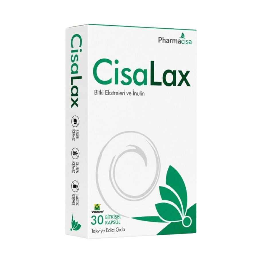 Zinco Cisalax Herbal Supplement with Psyllium & Kiwi 30 Capsules