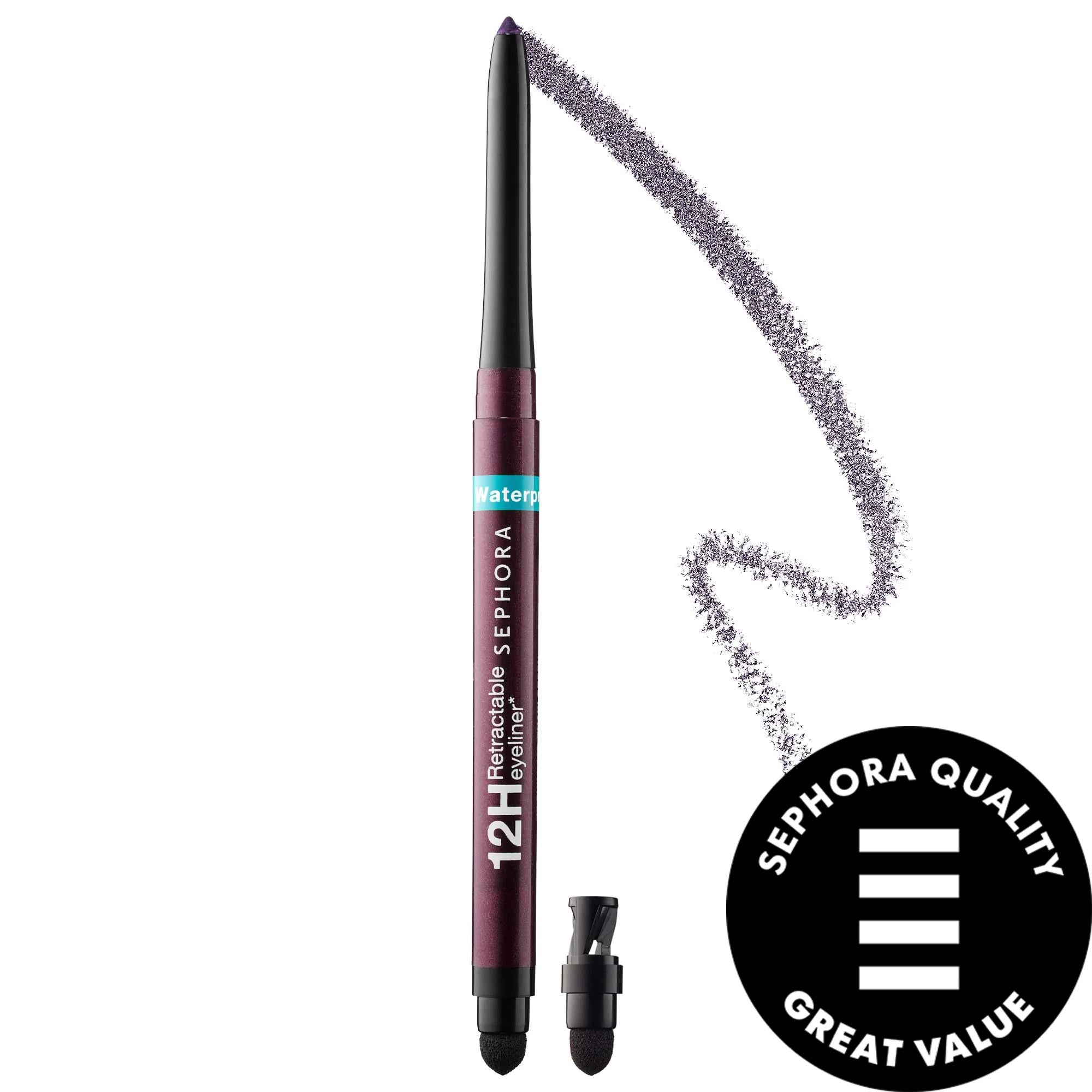 Revlon Waterproof Retractable Eyeliner Pencil - 12HR Long-Wear, Creamy Eye Liner for Intense Definition Revlon Waterproof Eyeliner Pencil - 12HR Long-Wear waterproof eyeliner, retractable eyeliner pencil, long-wear eye makeup, creamy eyeliner, multi-functional eye pencil, eye makeup, cosmetic, makeup, eyeliner, Revlon, beauty, long-lasting makeup, smudge-proof, intense eye definition, convenient makeup, mess-free application
