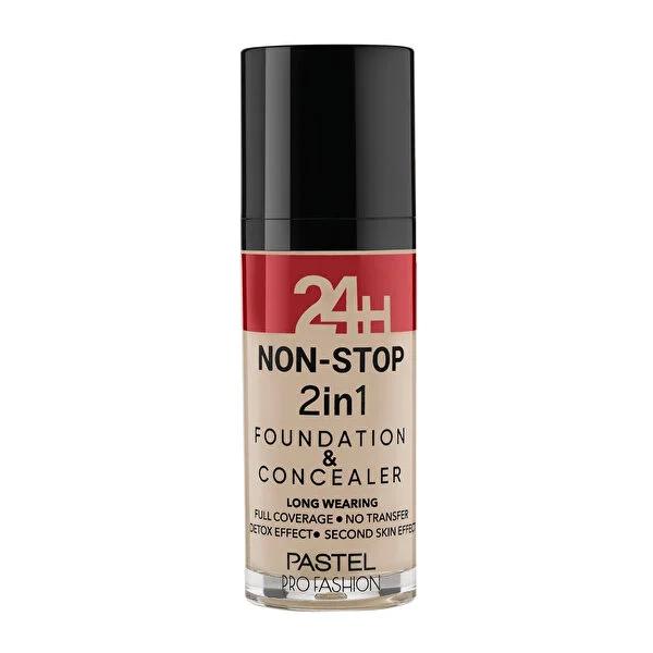 Pastel Profashion 2in1 Foundation Concealer: 24H Non-Stop, High Coverage, Vegan & Cruelty-Free Flawless Complexion (Shade 601) Pastel Profashion 2in1 Foundation Concealer - High Coverage 2in1 foundation concealer, long lasting foundation, high coverage concealer, vegan foundation, cruelty free foundation, no transfer foundation, buildable coverage foundation, 24 hour foundation, pastel profashion foundation, best foundation concealer combo, foundation, concealer, makeup, long-wear, full coverage, blemish co