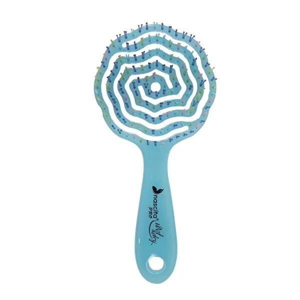 Nascita Pro Flower-Shaped Hair Brush for Detangling & Styling - Anti-Static, Ergonomic Design Nascita Pro Anti-Static Hair Brush for Effortless Styling Hair brush, Detangling brush, Anti-static hair brush, Ergonomic hair brush, Styling brush for curly hair, Hair care tools, Curly hair solutions, Anti-frizz hair brush, Hair styling products, Beauty accessories