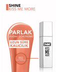 Flormar Shine Kiss Me More Liquid Lipstick - Long-Lasting, Moisturizing, Shiny Finish - view 3