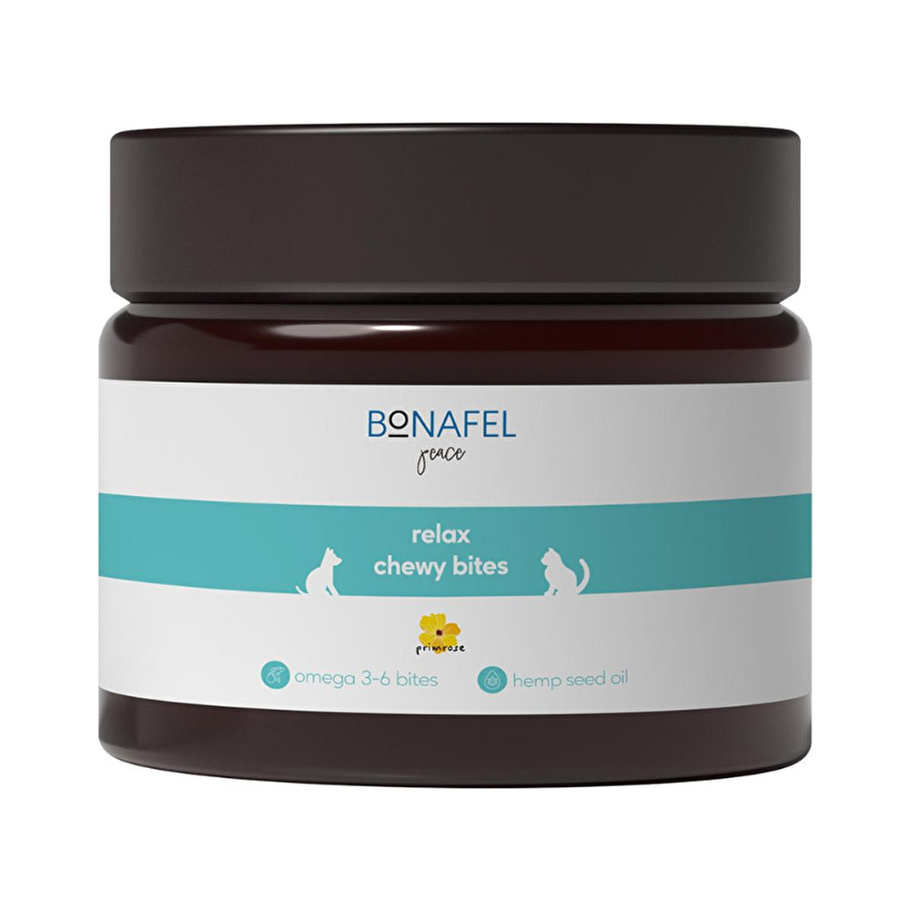 Bonafel Anti-Stress Chewable Tablets for Cats and Dogs - Natural Stress Relief, Omega 3-6 Supplement, Calming - view 2