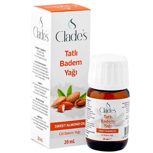 Clades Sweet Almond Oil Nourishing Skin & Hair Care 20 ml