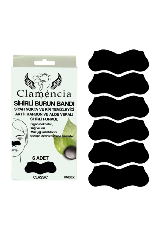 Clamencia Classic Nose Pore Strips for Clear Skin 6-Pack